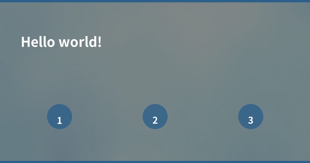 Hello world!